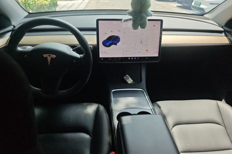 Used Tesla Model Y 2021 Standard Range Rear-Wheel Drive Version Center Console