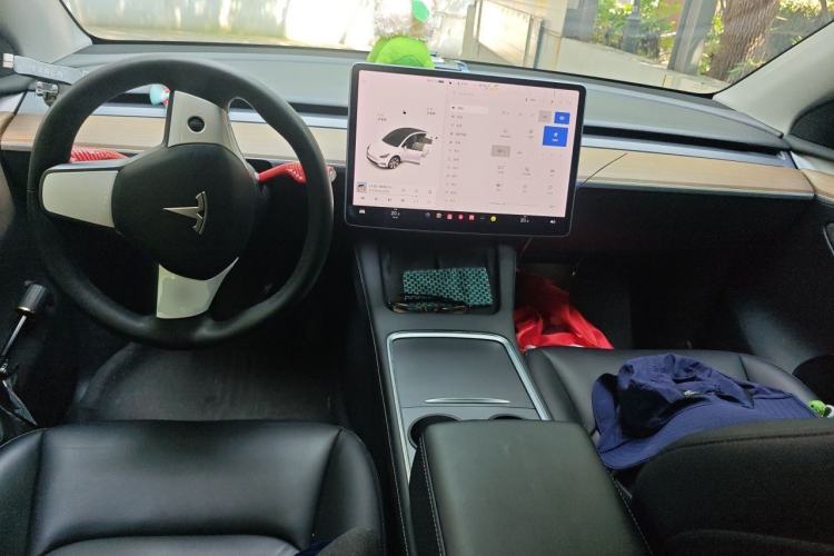 Used Tesla Model Y 2021 Standard Range Rear-Wheel Drive Version Center Console