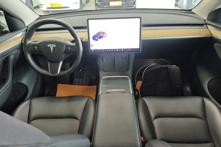 Used Tesla Model Y 2021 Standard Range Rear-Wheel Drive Version Center Console
