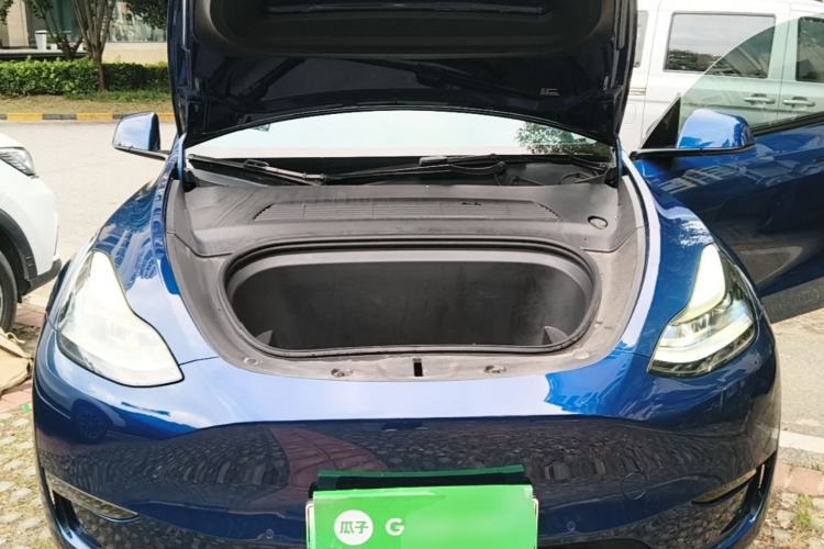 Used Tesla Model Y 2021 Long-Range All-Wheel-Drive Version Engine Bay