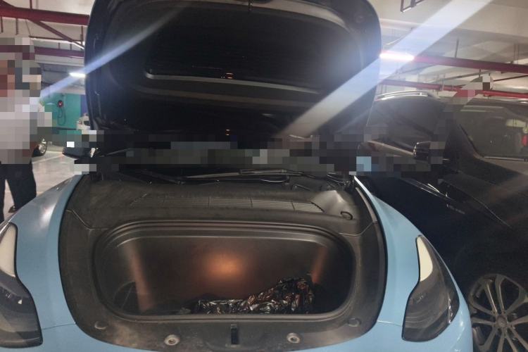 Used Tesla Model Y 2021 Standard Range Rear-Wheel Drive Version Engine Bay