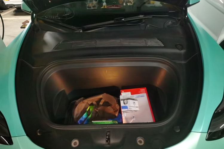 Used Tesla Model Y 2021 Long-Range All-Wheel-Drive Version 3D7 Engine Bay