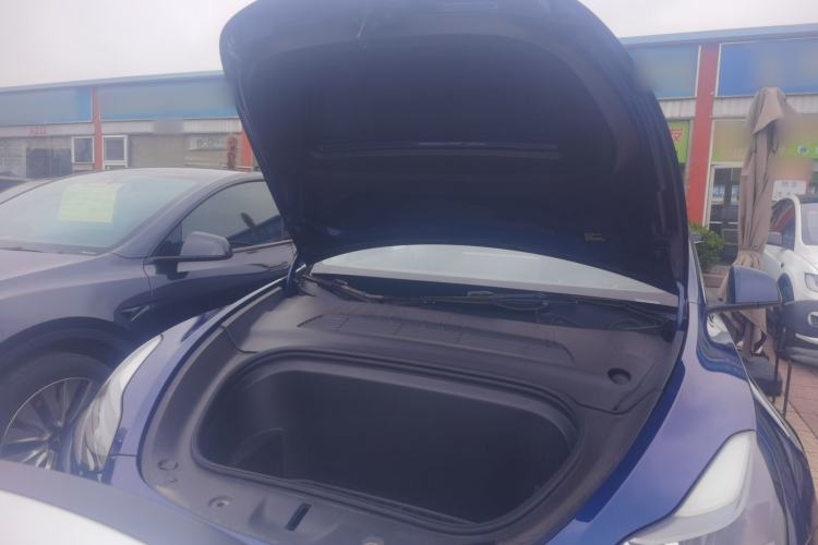 Used Tesla Model Y 2021 Long-Range All-Wheel-Drive Version 3D7 Engine Bay