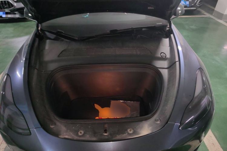 Used Tesla Model Y 2021 Long-Range All-Wheel-Drive Version 3D7 Engine Bay