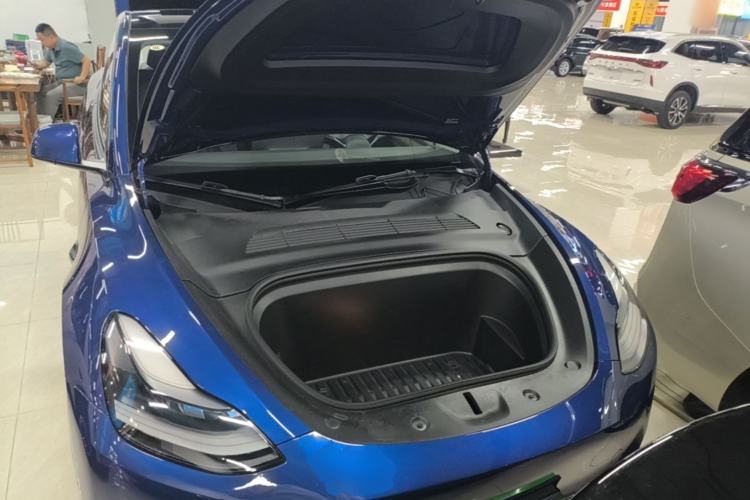Used Tesla Model Y 2021 Long-Range All-Wheel-Drive Version 3D7 Engine Bay