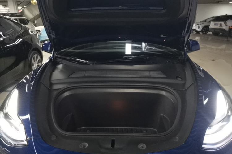 Used Tesla Model Y 2021 Long-Range All-Wheel-Drive Version 3D7 Engine Bay