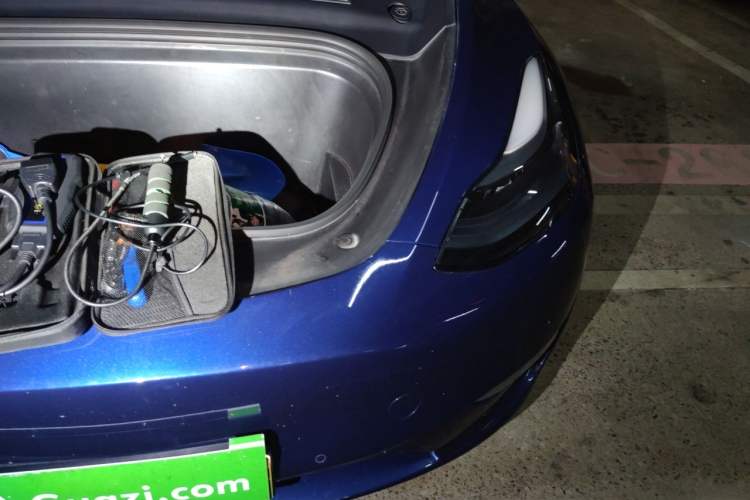 Used Tesla Model Y 2021 Long-Range All-Wheel-Drive Version Engine Bay Left