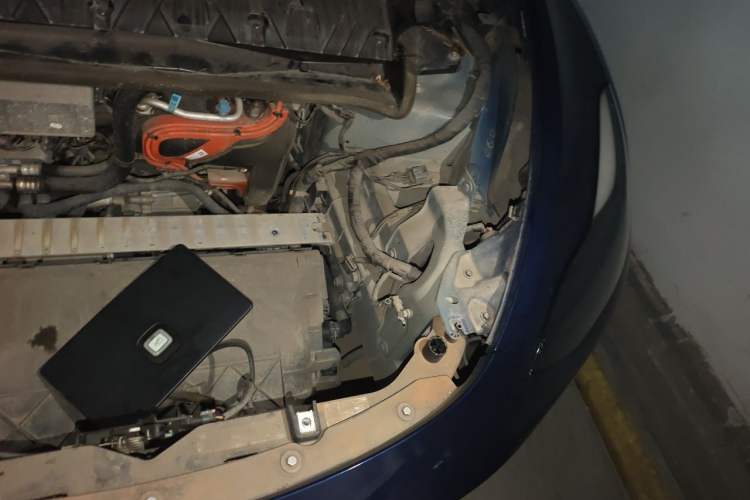 Used Tesla Model Y 2021 Long-Range All-Wheel-Drive Version 3D7 Engine Bay Left