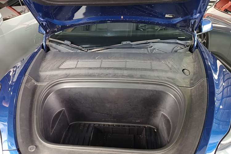 Used Tesla Model Y 2021 Long-Range All-Wheel-Drive Version Engine Bay