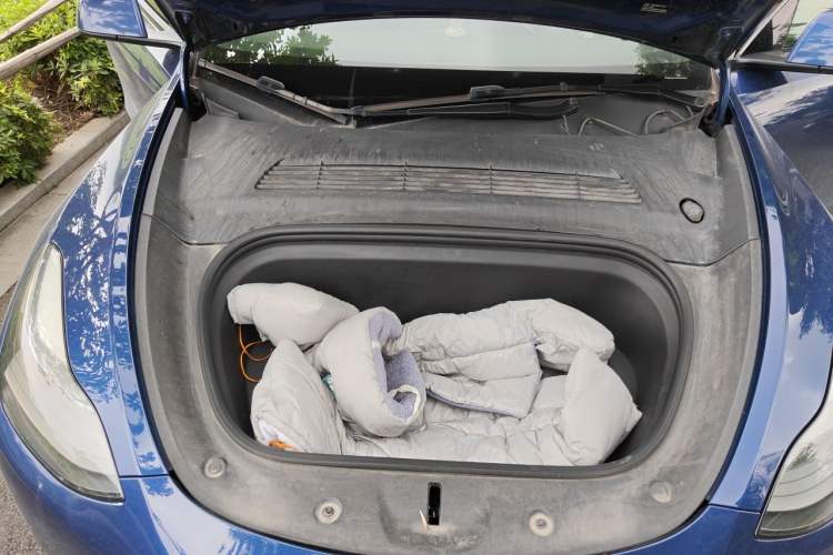 Used Tesla Model Y 2021 Long-Range All-Wheel-Drive Version Engine Bay
