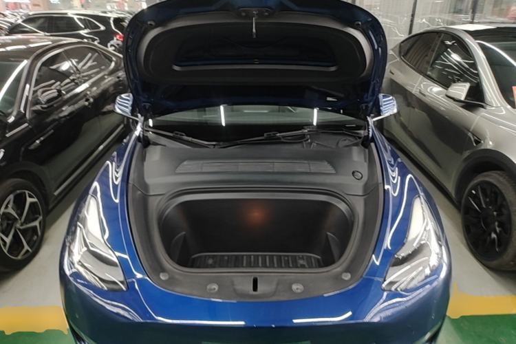 Used Tesla Model Y 2021 Long-Range All-Wheel-Drive Version 3D7 Engine Bay
