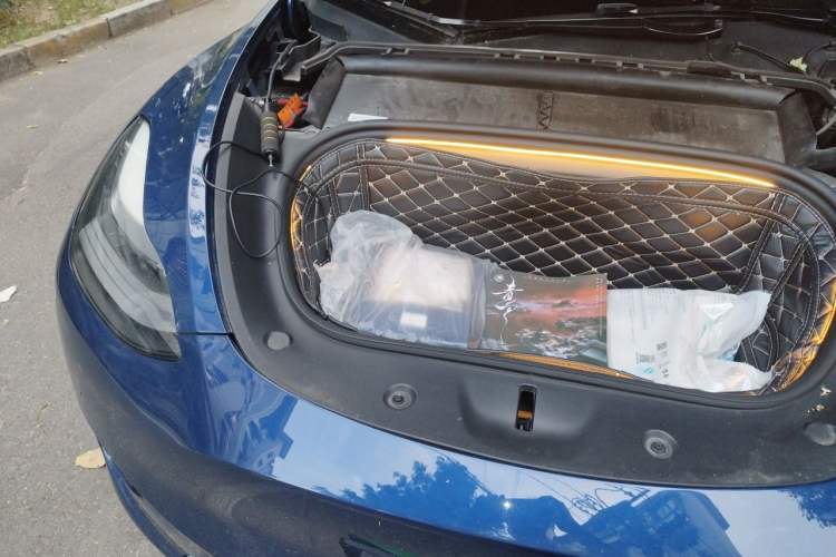 Used Tesla Model Y 2021 Long-Range All-Wheel-Drive Version 3D7 Engine Bay Right