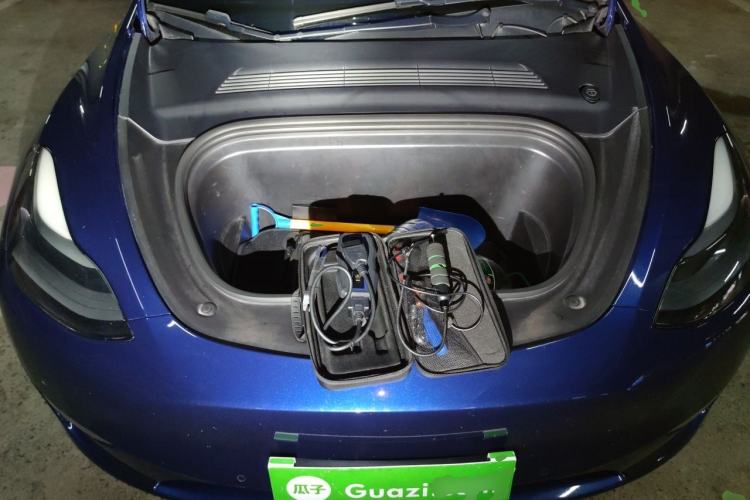 Used Tesla Model Y 2021 Long-Range All-Wheel-Drive Version Engine Bay