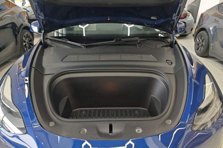 Used Tesla Model Y 2021 Long-Range All-Wheel-Drive Version 3D7 Engine Bay