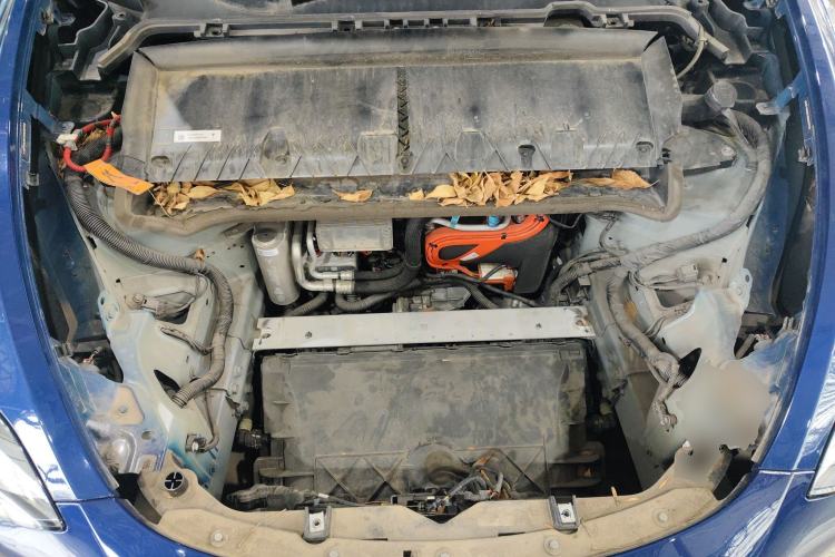 Used Tesla Model Y 2021 Long-Range All-Wheel-Drive Version 3D7 Engine Bay