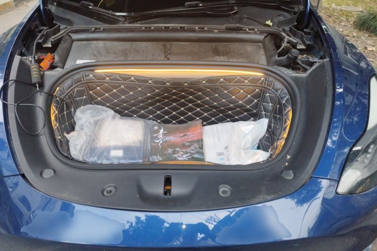 Used Tesla Model Y 2021 Long-Range All-Wheel-Drive Version 3D7 Engine Bay