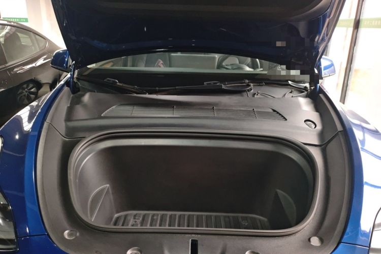 Used Tesla Model Y 2021 Long-Range All-Wheel-Drive Version 3D7 Engine Bay
