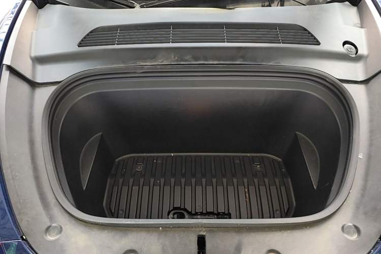 Used Tesla Model Y 2021 Long-Range All-Wheel-Drive Version 3D7 Engine Bay