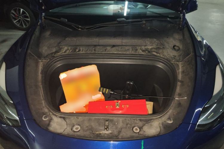 Used Tesla Model Y 2021 Long-Range All-Wheel-Drive Version Engine Bay