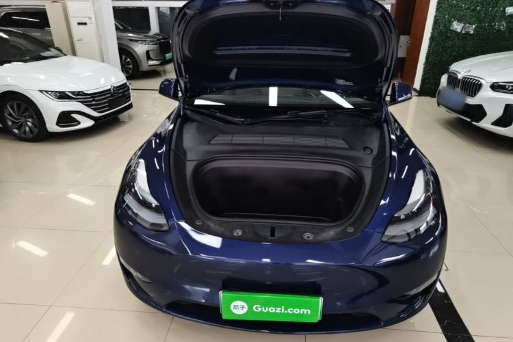 Used Tesla Model Y 2021 Long-Range All-Wheel-Drive Version Engine Bay