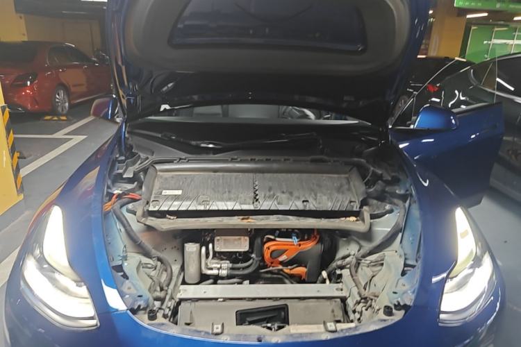 Used Tesla Model Y 2021 Long-Range All-Wheel-Drive Version Engine Bay