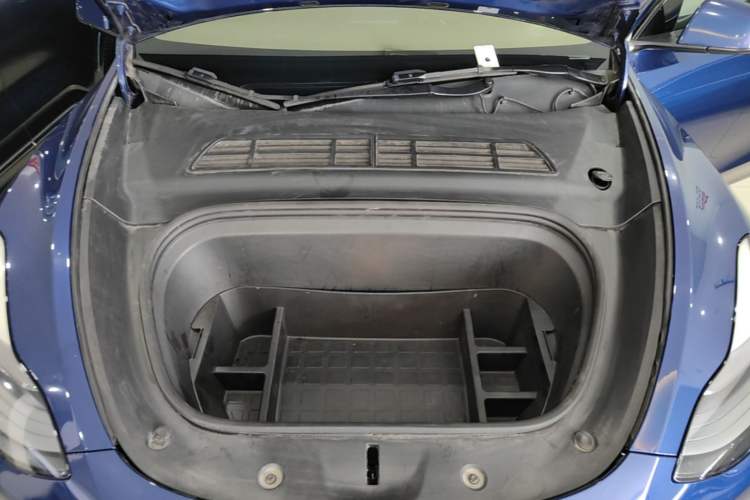 Used Tesla Model Y 2021 Long-Range All-Wheel-Drive Version 3D7 Engine Bay