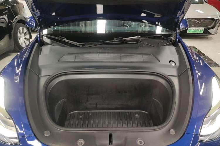Used Tesla Model Y 2021 Long-Range All-Wheel-Drive Version 3D7 Engine Bay