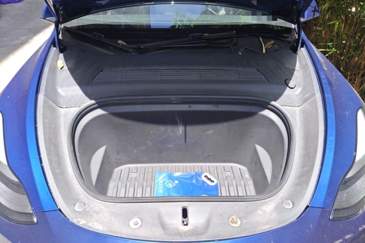 Used Tesla Model Y 2021 Long-Range All-Wheel-Drive Version 3D7 Engine Bay