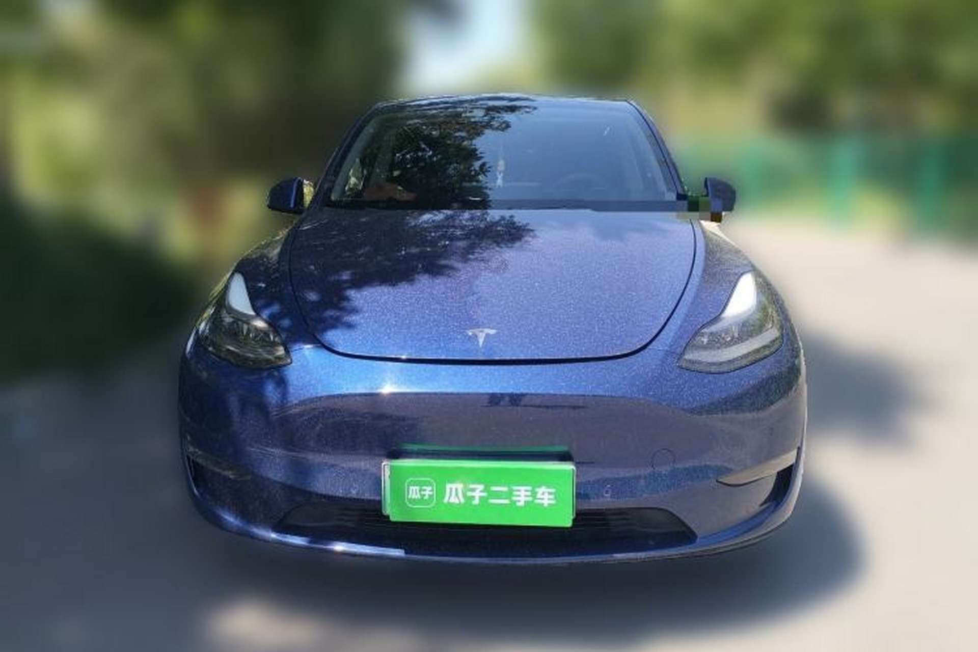 Used Tesla Model Y 2021 Long-Range All-Wheel-Drive Version Front