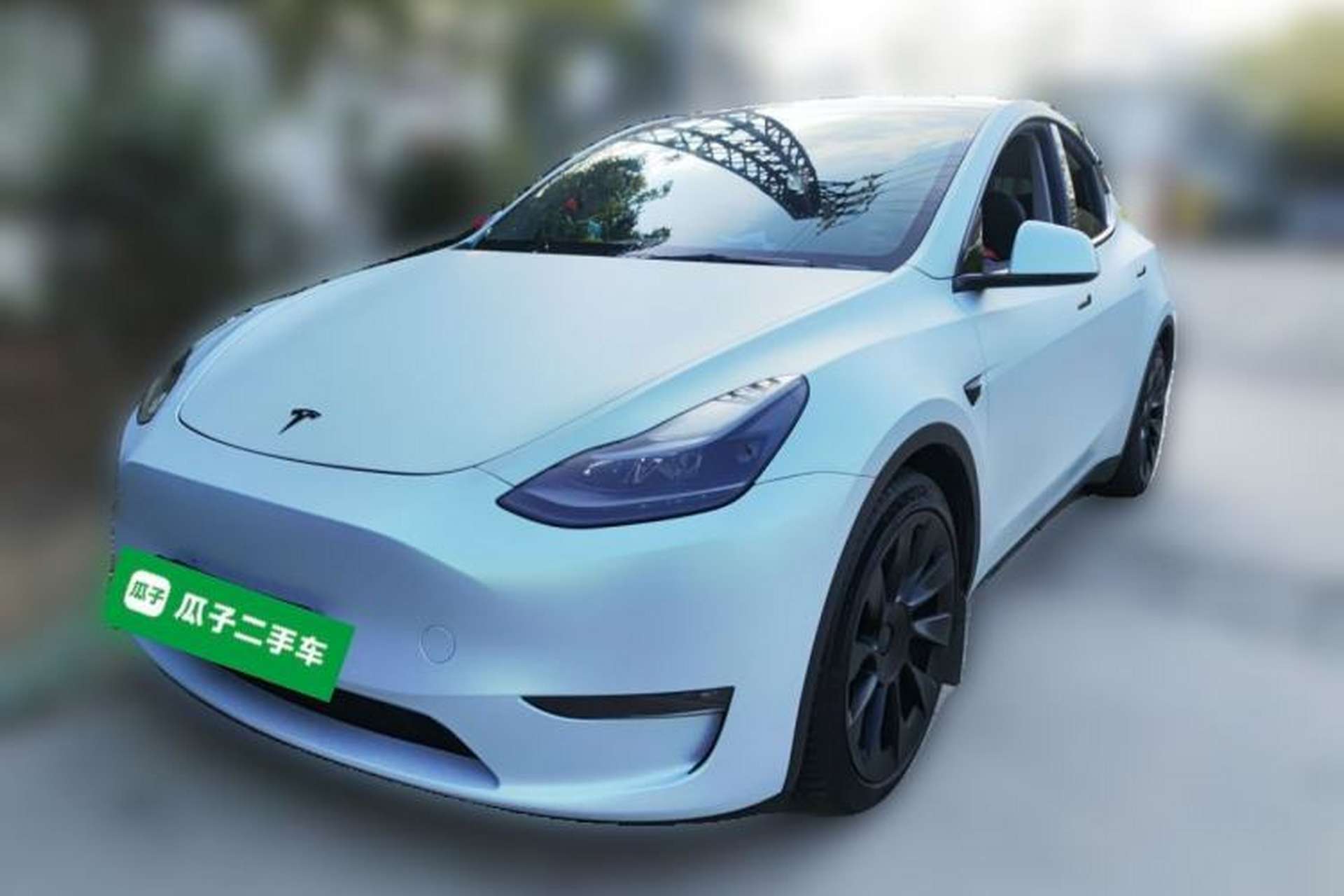 Used Tesla Model Y 2021 Standard Range Rear-Wheel Drive Version Front Left 45 Deg