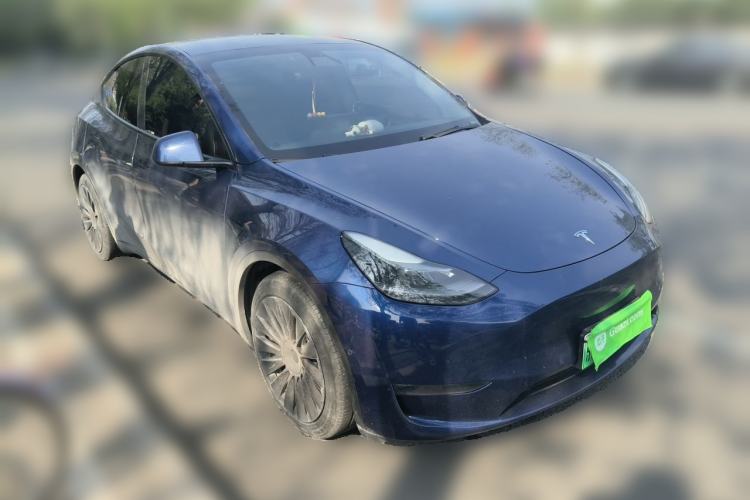 Used Tesla Model Y 2021 Revised Version Long-Range All-Wheel Drive Edition 3D5 Front Right 45 Deg