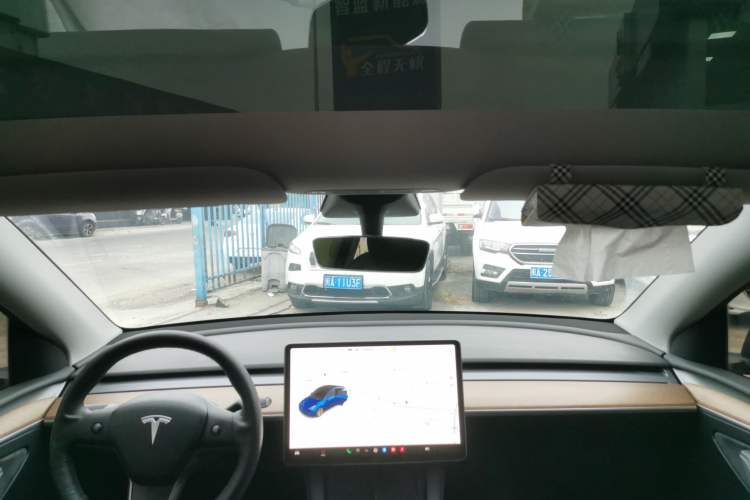 Used Tesla Model Y 2021 Long-Range All-Wheel-Drive Version Headliner