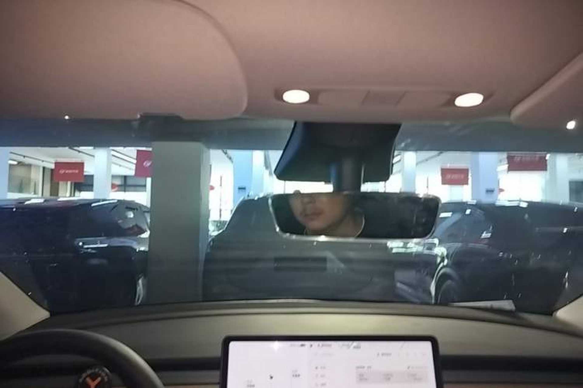 Used Tesla Model Y 2021 Long-Range All-Wheel-Drive Version Headliner