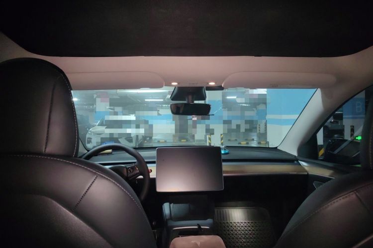 Used Tesla Model Y 2021 Long-Range All-Wheel-Drive Version 3D7 Headliner