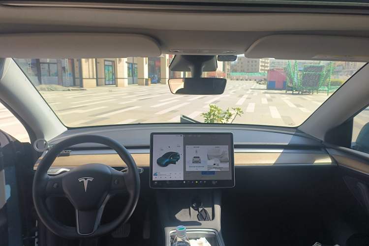 Used Tesla Model Y 2021 Standard Range Rear-Wheel Drive Version Headliner