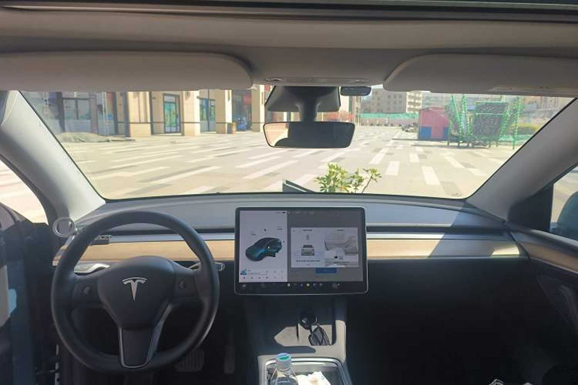 Used Tesla Model Y 2021 Standard Range Rear-Wheel Drive Version Headliner