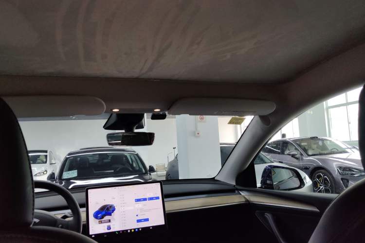 Used Tesla Model Y 2021 Performance High-Performance All-Wheel-Drive Version Headliner