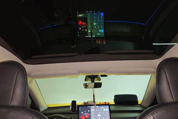 Used Tesla Model Y 2021 Long-Range All-Wheel-Drive Version Headliner