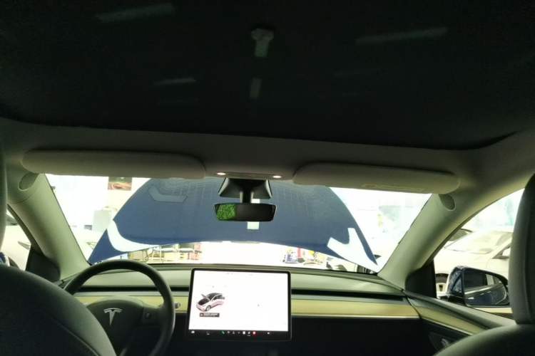 Used Tesla Model Y 2021 Long-Range All-Wheel-Drive Version Headliner