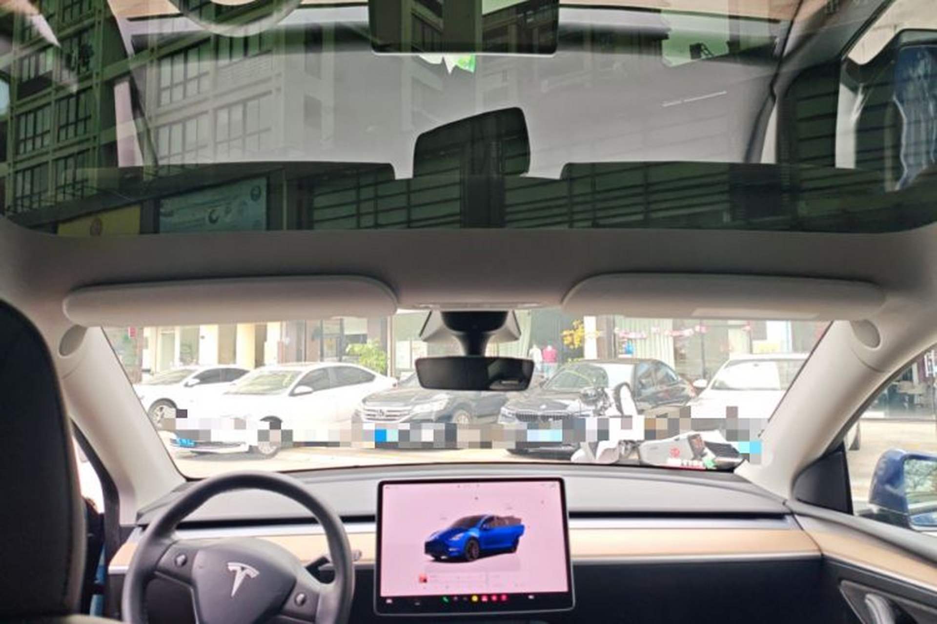 Used Tesla Model Y 2021 Performance High-Performance All-Wheel-Drive Version Headliner