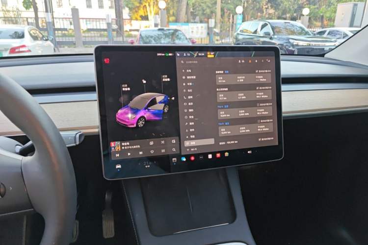 Used Tesla Model Y 2021 Long-Range All-Wheel-Drive Version 3D7 Instrument Cluster