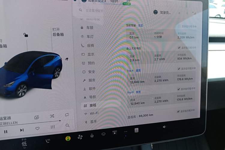 Used Tesla Model Y 2021 Long-Range All-Wheel-Drive Version 3D7 Instrument Cluster