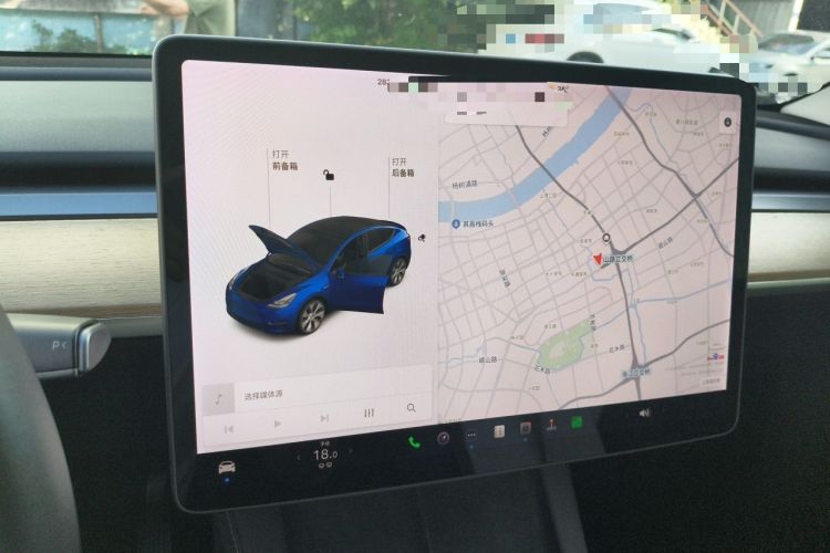 Used Tesla Model Y 2021 Standard Range Rear-Wheel Drive Version Instrument Cluster
