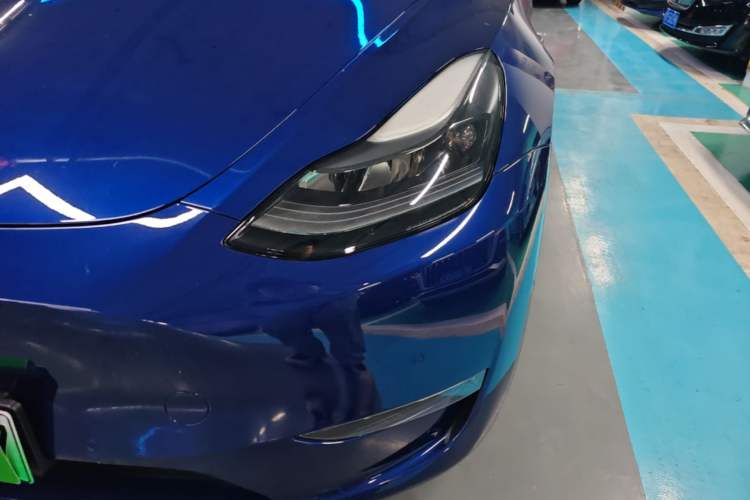 Used Tesla Model Y 2021 Long-Range All-Wheel-Drive Version Left Front Headlight