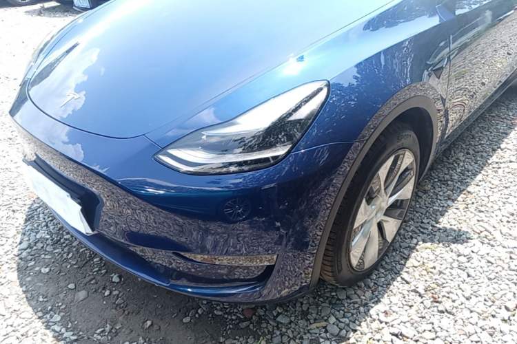 Used Tesla Model Y 2021 Long-Range All-Wheel-Drive Version 3D7 Left Front Headlight