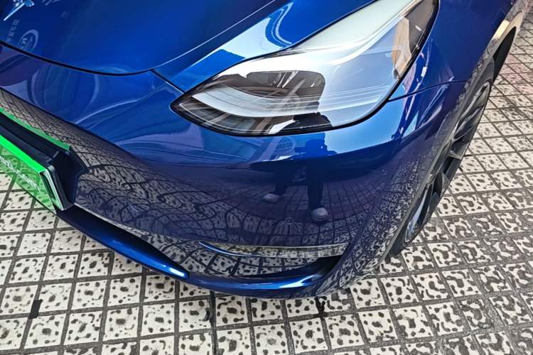 Used Tesla Model Y 2021 Long-Range All-Wheel-Drive Version 3D7 Left Front Headlight
