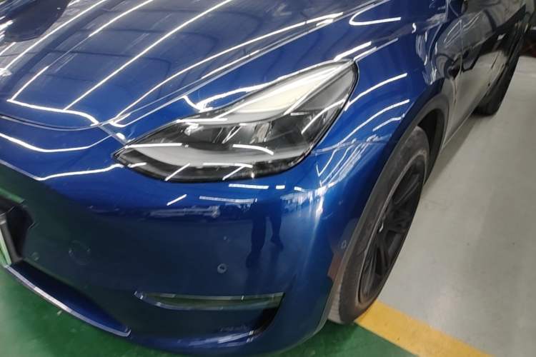 Used Tesla Model Y 2021 Long-Range All-Wheel-Drive Version 3D7 Left Front Headlight