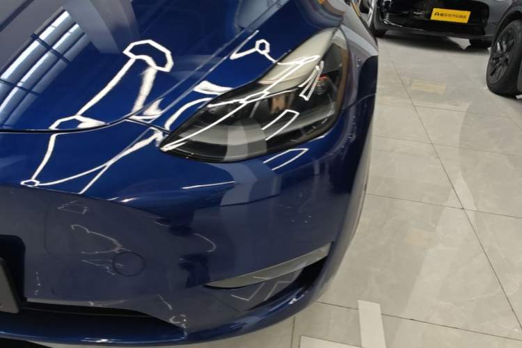 Used Tesla Model Y 2021 Long-Range All-Wheel-Drive Version 3D7 Left Front Headlight