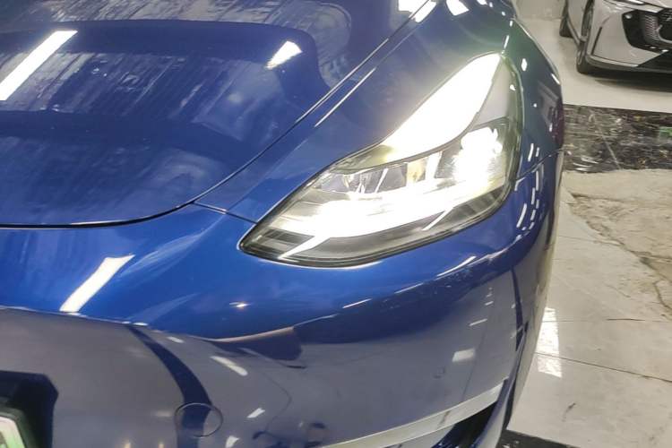 Used Tesla Model Y 2021 Long-Range All-Wheel-Drive Version 3D7 Left Front Headlight