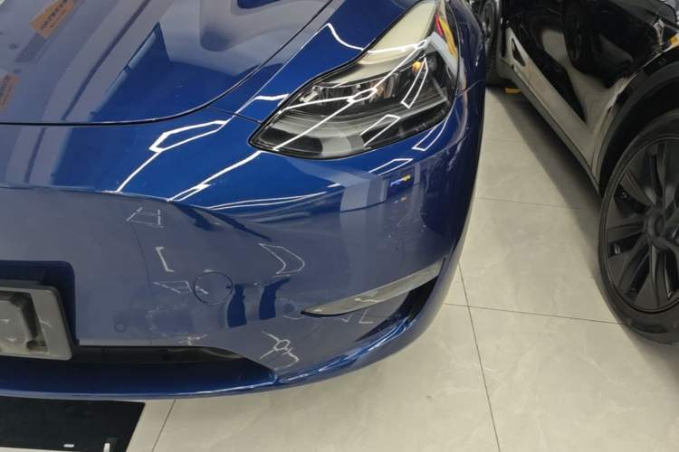 Used Tesla Model Y 2021 Standard Range Rear-Wheel Drive Version Left Front Headlight